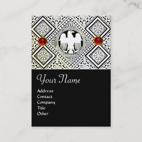 EAGLE  bright RED RUBY Business Card