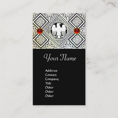 EAGLE  bright RED RUBY Business Card