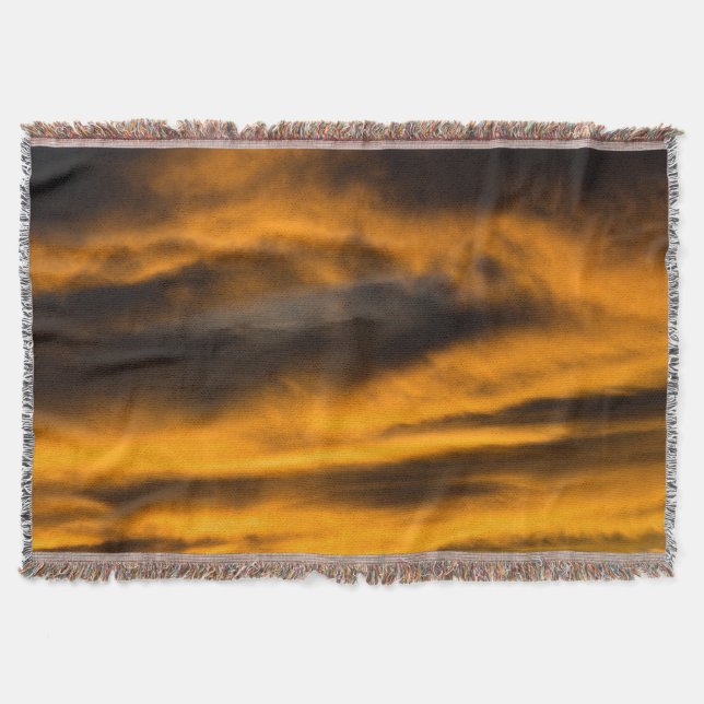 eagle burnout throw blanket (Front)