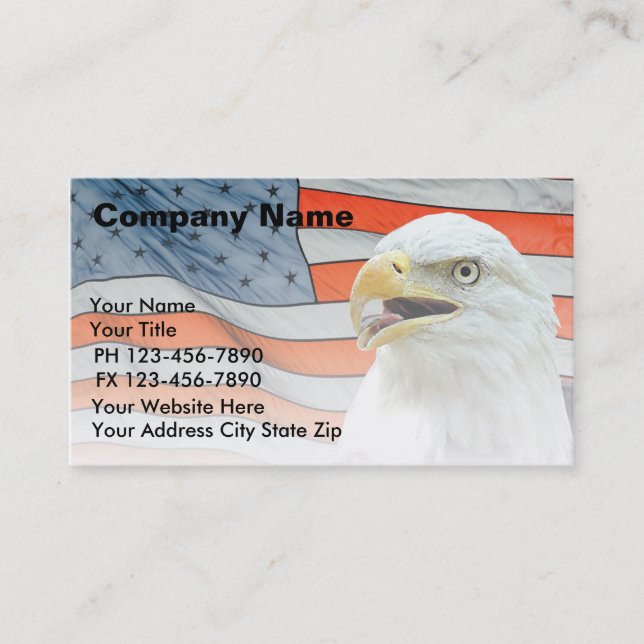 Eagle Business Cards (Front)