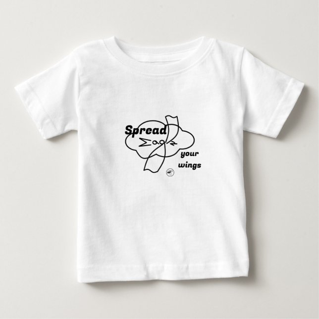 Eagle by Elfabetz Designs - Spread your wings Baby T-Shirt (Front)