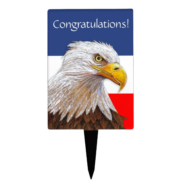 Eagle Cake Topper (Front)