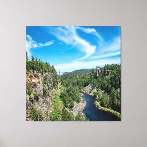 Eagle Canyon Adventures Canada Canvas Print