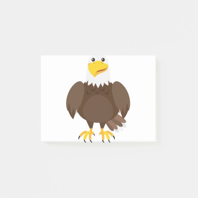 Eagle cartoon post-it notes (Front)