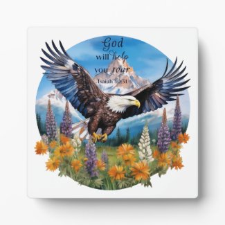 Eagle Christian Plaque