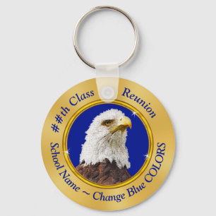 Eagle Class Reunion Gifts with YOUR TEXT or LOGO Keychain