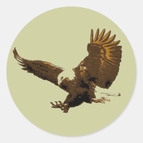 Eagle Classic Round Sticker