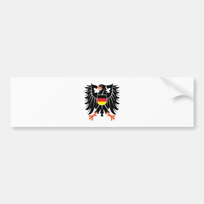 Eagle coat of arms Germany Eagle crest Germany Bumper Stickers