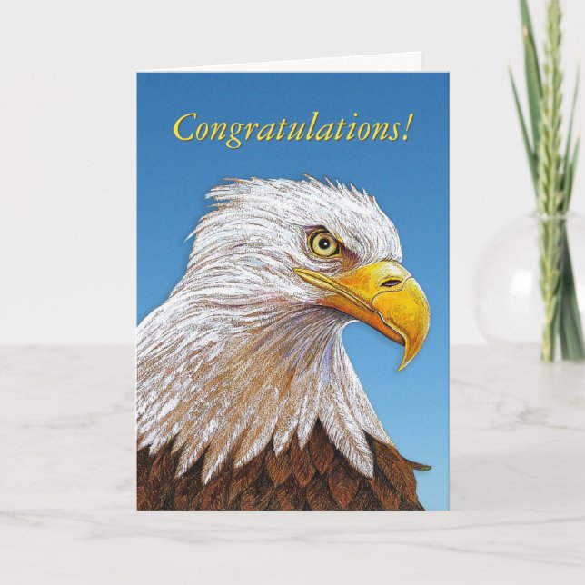 Eagle Congratulations Card (Front)