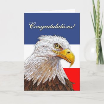 Eagle Congratulations Card by TomR1953 at Zazzle