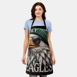 Eagle Cool face Sunglasses Fly Eagles Flying Bird Apron