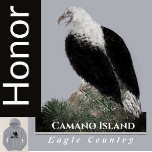 Eagle Country, Personalize City Text Hoodie