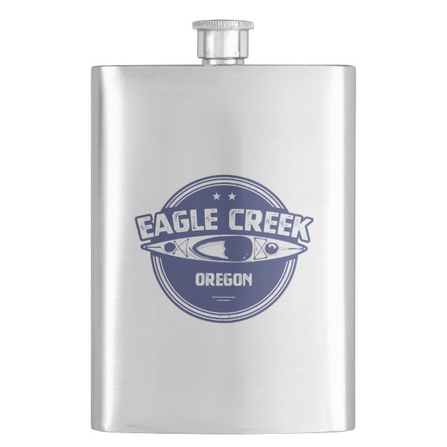 Eagle Creek Oregon Kayaking Flask (Front)
