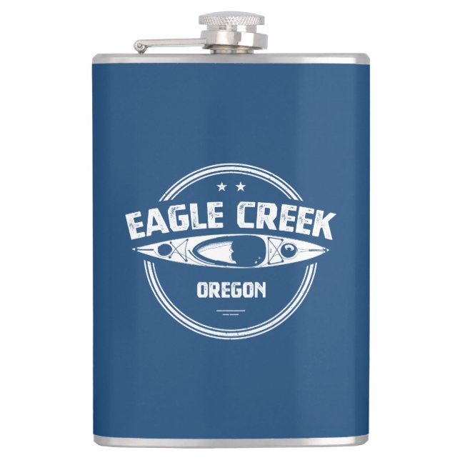 Eagle Creek Oregon Kayaking Flask (Front)