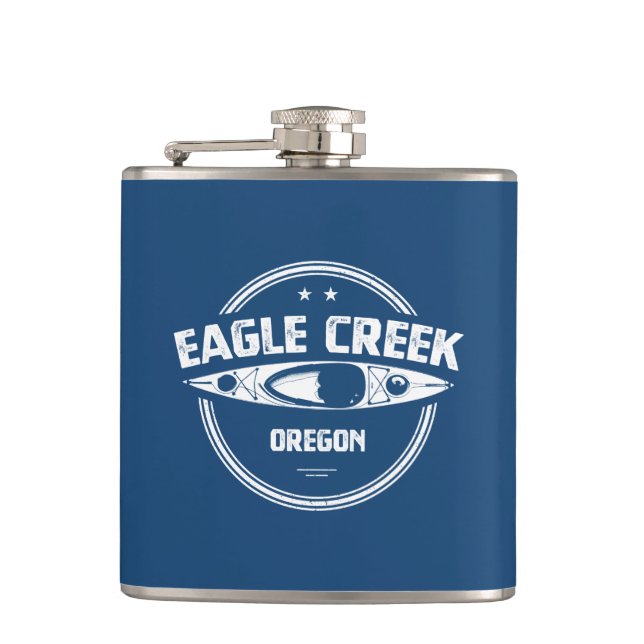 Eagle Creek Oregon Kayaking Flask (Front)