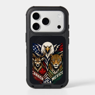 Eagle Deer Jaguar Nature Art iPhone 17 Pro Case
