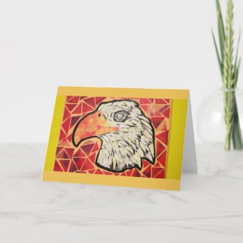 Eagle Design Greeting Card by AnimalParty at Zazzle