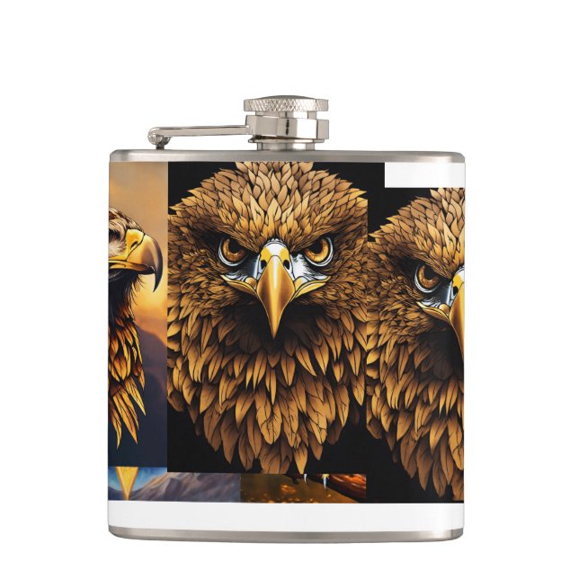 Eagle Design logo❤🌹❤❤💕❤💕❤🌹 Flask (Front)