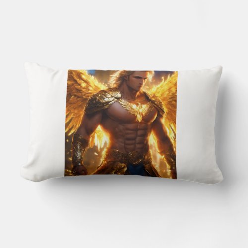 Eagle design lumbar pillow