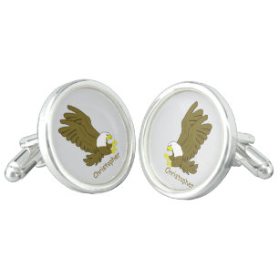 Eagle Design Personalised Cufflinks