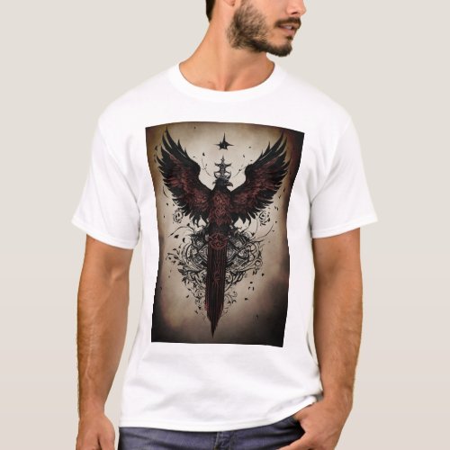 eagle design T_Shirt