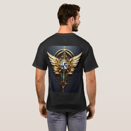 Eagle Design T_Shirt _ Black