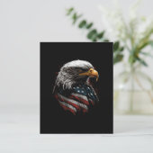 eagle design with american flag (Standing Front)