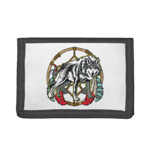 Eagle Dreamcatcher Trifold Wallet