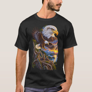 Eagle Dynasty – Vintage Bald Eagle Family T-Shirt
