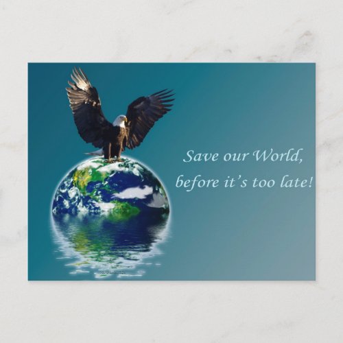 Eagle Earth Day Series Postcard