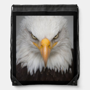 Eagle Face Drawstring Backpack