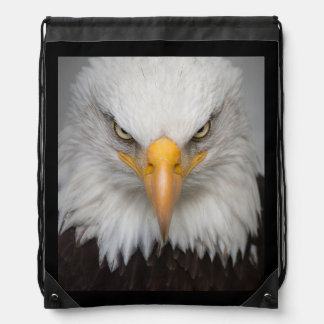 Eagle Face Drawstring Backpack