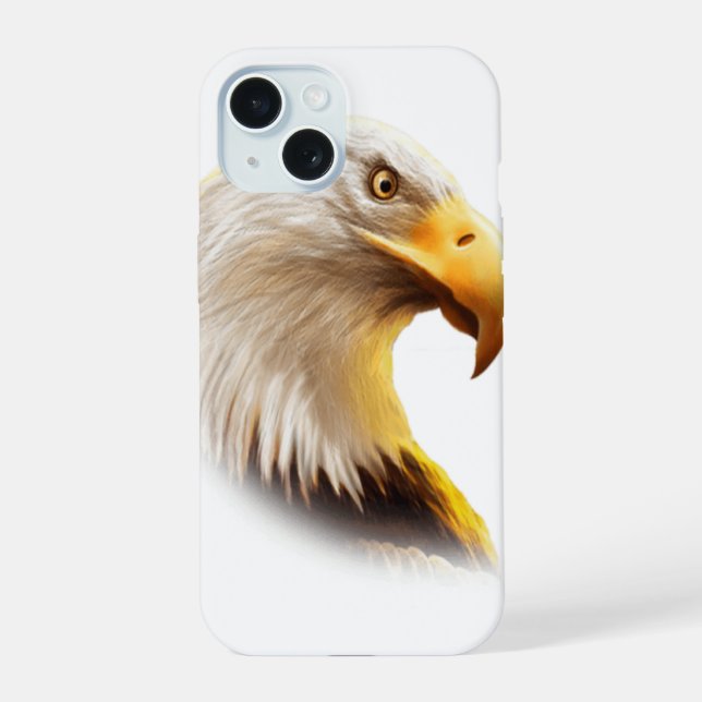 Eagle face  iphone case (Back)