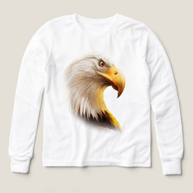 Eagle face  Tri-Blend shirts (Design Front)