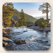 Eagle Falls Lake Tahoe Souvenir Coaster Set