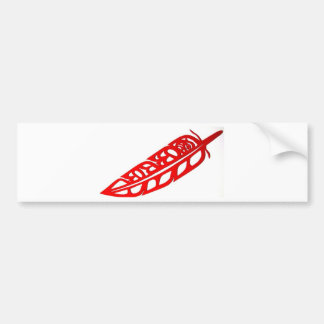 Eagle Feather Design Bumper Sticker