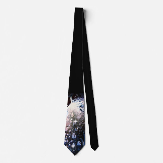 Eagle Feather Rain Mens Neck Tie (Front)