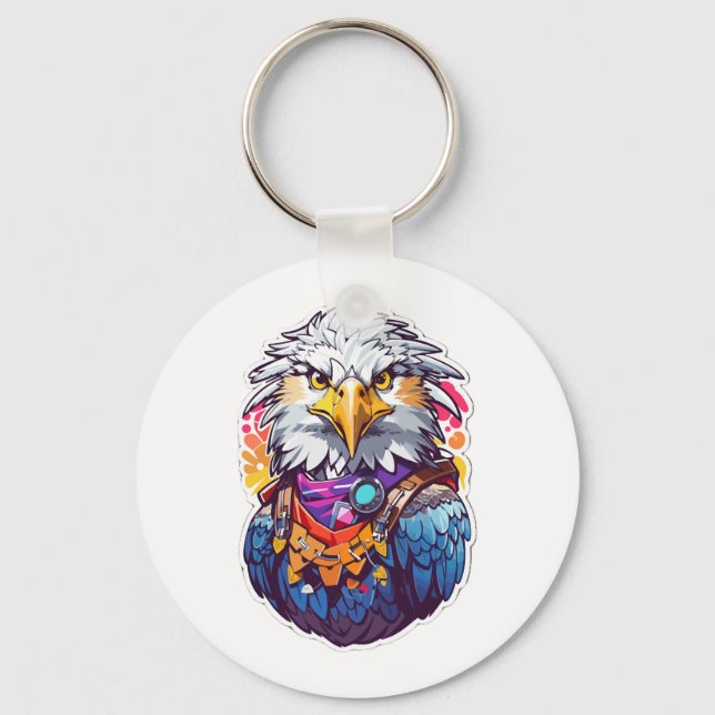 Eagle Fighter Keychain (Front)