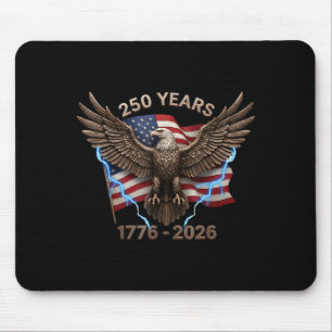 Eagle Flag 250 Years 1776-2026 250th Birthday  Mouse Pad