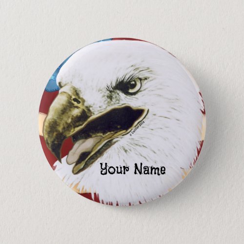 Eagle Flag Button