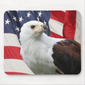 Eagle & Flag Mouse Pad