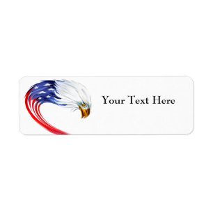 Eagle Flag Return Address Labels