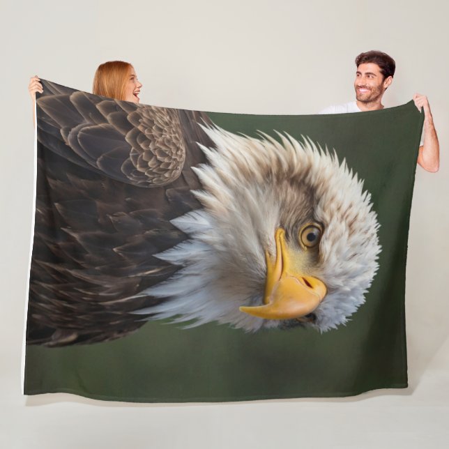 eagle fleece blanket (In Situ)