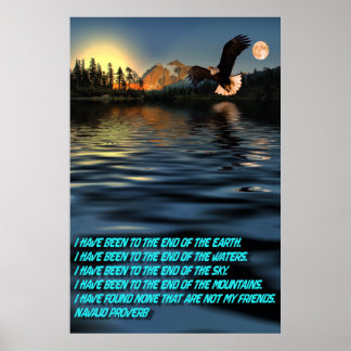 Eagle-Flight-29-Navajo-Proverb Poster
