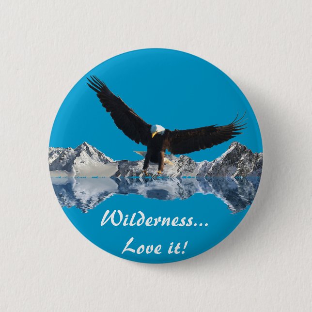 EAGLE FLIGHT Collection Pinback Button (Front)