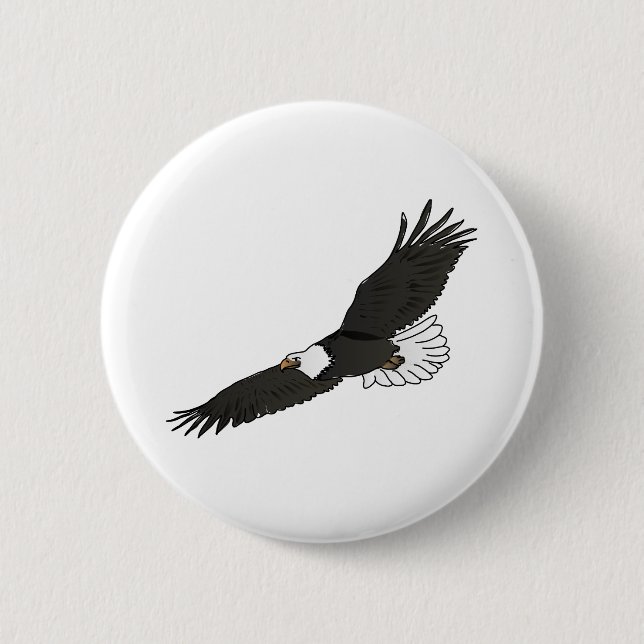 Eagle flying button (Front)