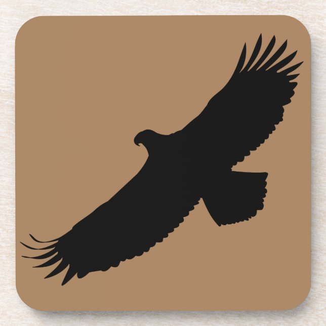 Eagle Flying Coaster - Your Color - Text (Front)
