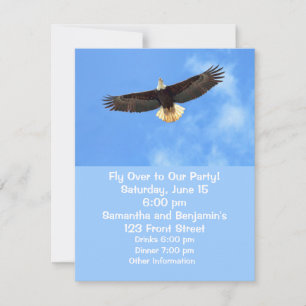 Eagle Flying Invitation