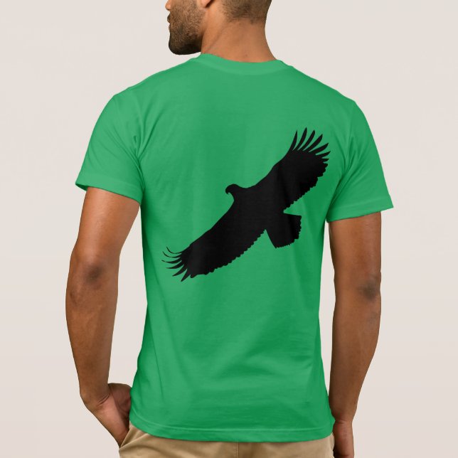 Eagle Flying T-Shirt - Choose Color (Back)