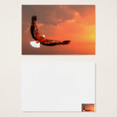 Eagle flying to the sun - 3D render (Front & Back)